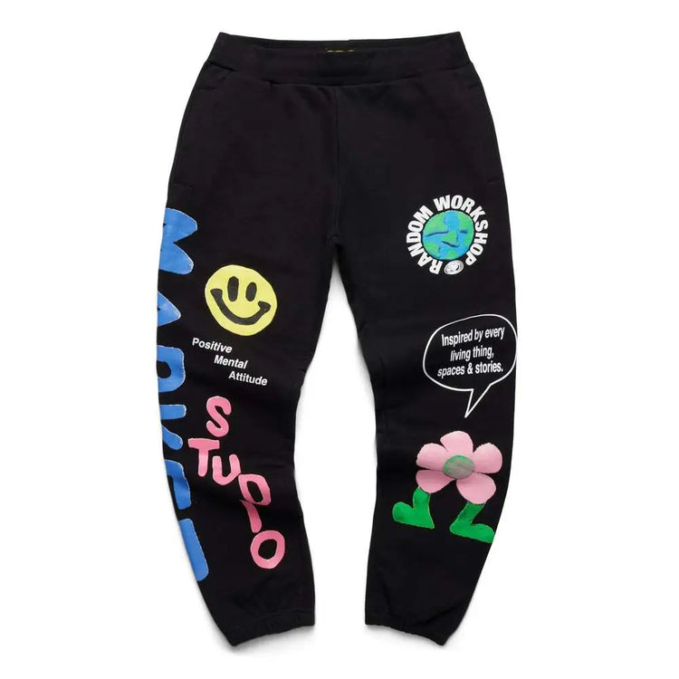 CHINATOWN MARKET SMILEY COLLAGE SWEATPANTS 395000547