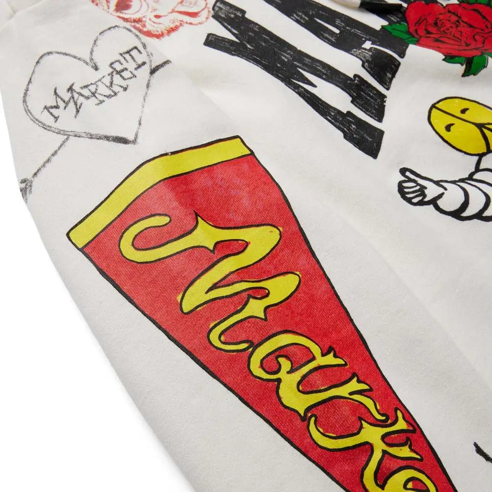 CHINATOWN MARKET VARSITY HAND-DRAWN HOODIE 397000255