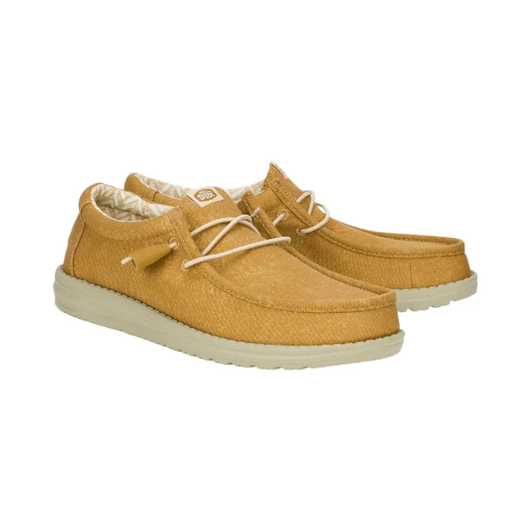 HEY DUDE Wally Stretch Canvas Cumin Brown 40700-2HV