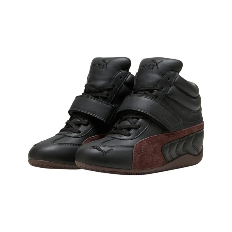 PUMA Speedcat Wedge Black Brown Sneakers 408120-02