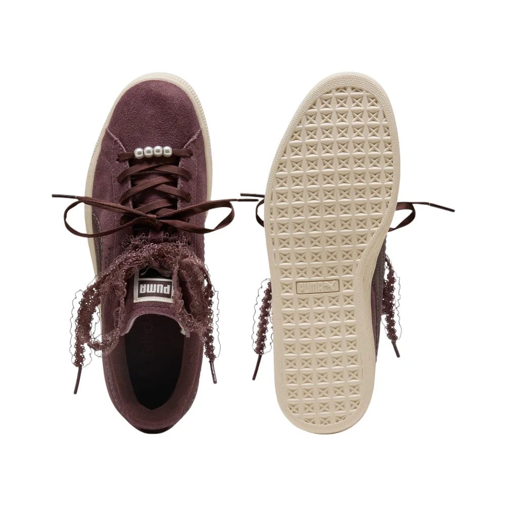 PUMA Suede Bloom Brown Sneakers 408330-04