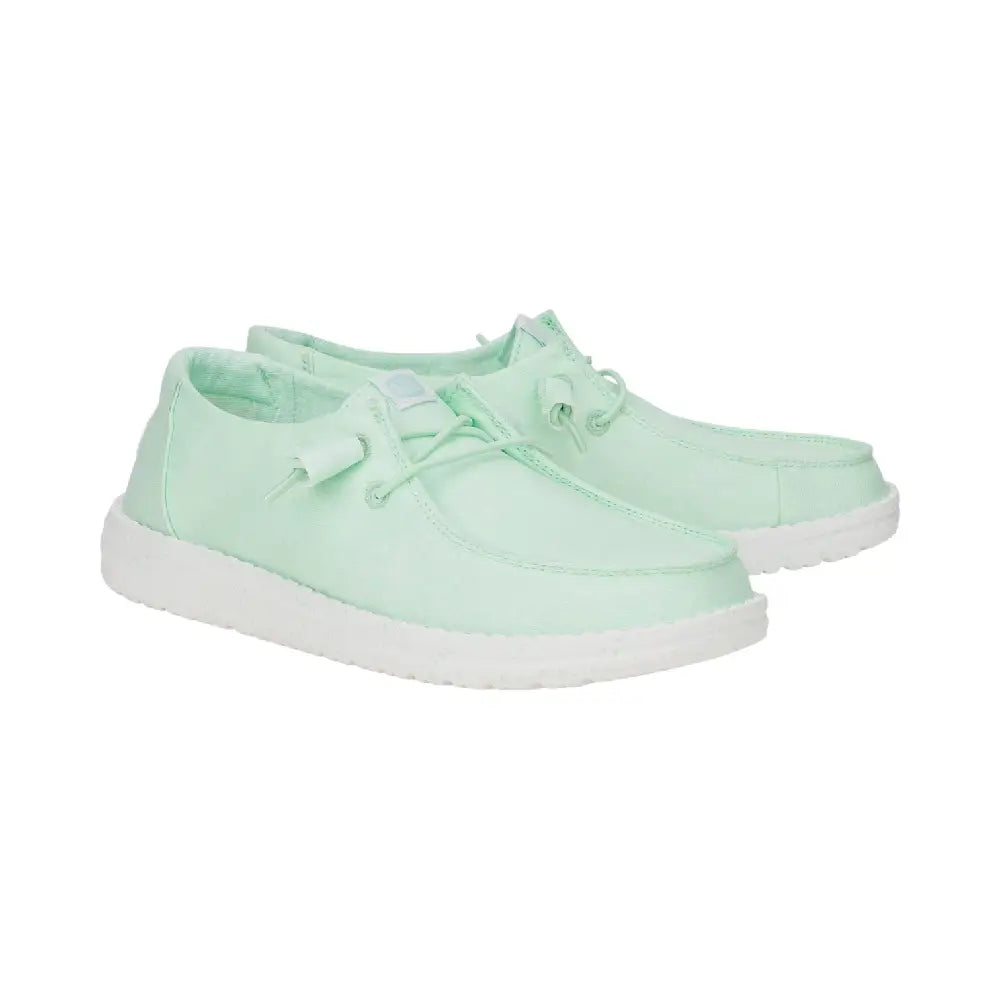 HEY DUDE Wendy Stretch Canvas White 40902-4UU
