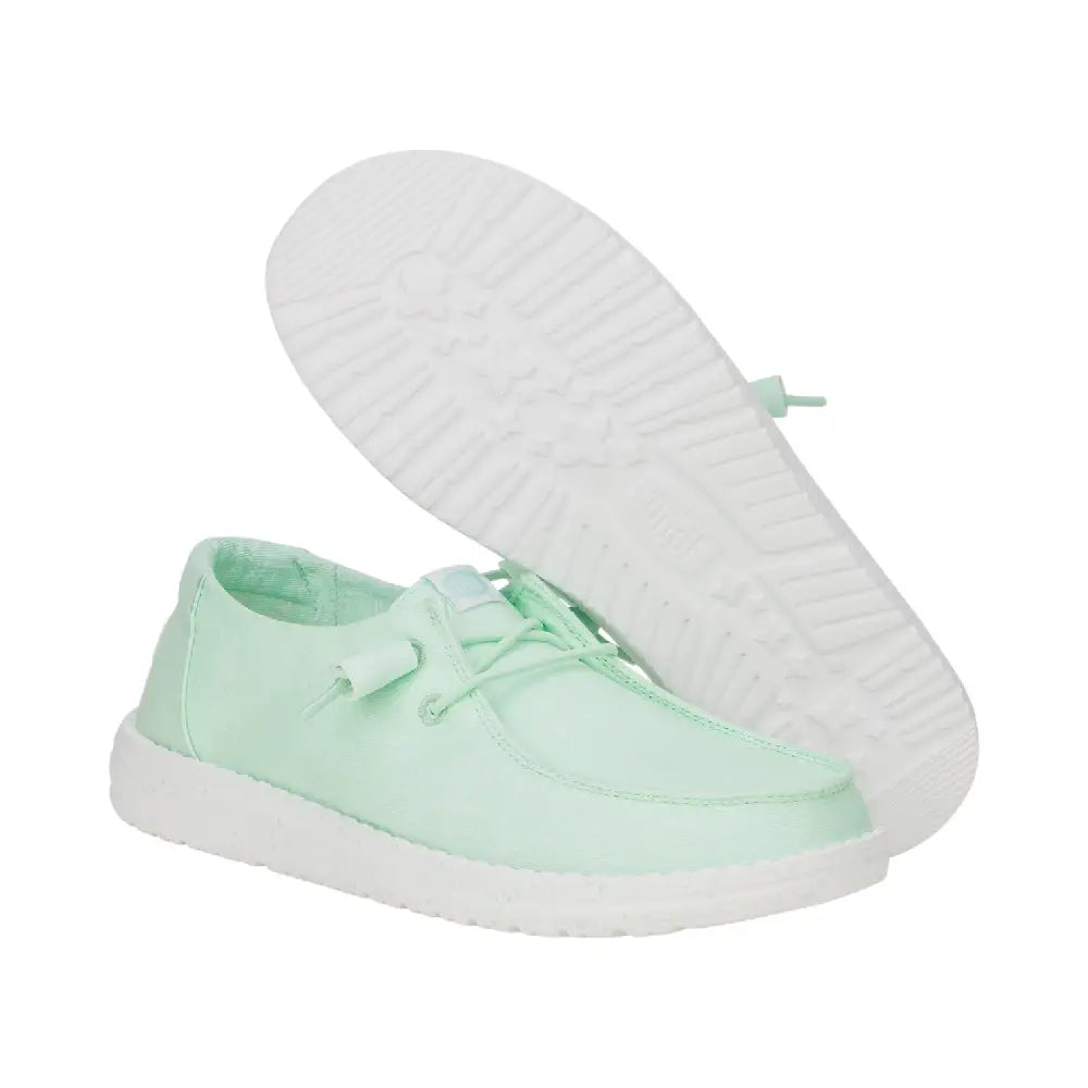 HEY DUDE Wendy Stretch Canvas White 40902-4UU