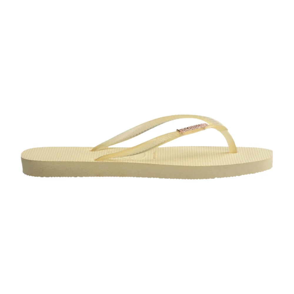 HAVAIANAS Slim Split Flip Flops Beige 4150398-9256