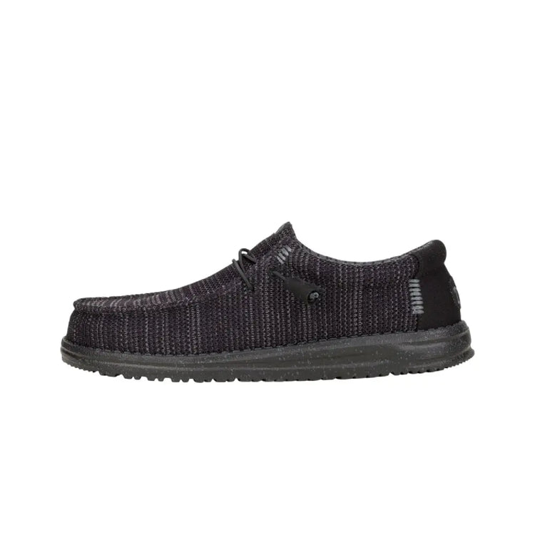 HEY DUDE Wally Stretch Sox Grey Black 41898-060
