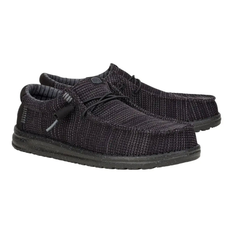 HEY DUDE Wally Stretch Sox Grey Black 41898-060