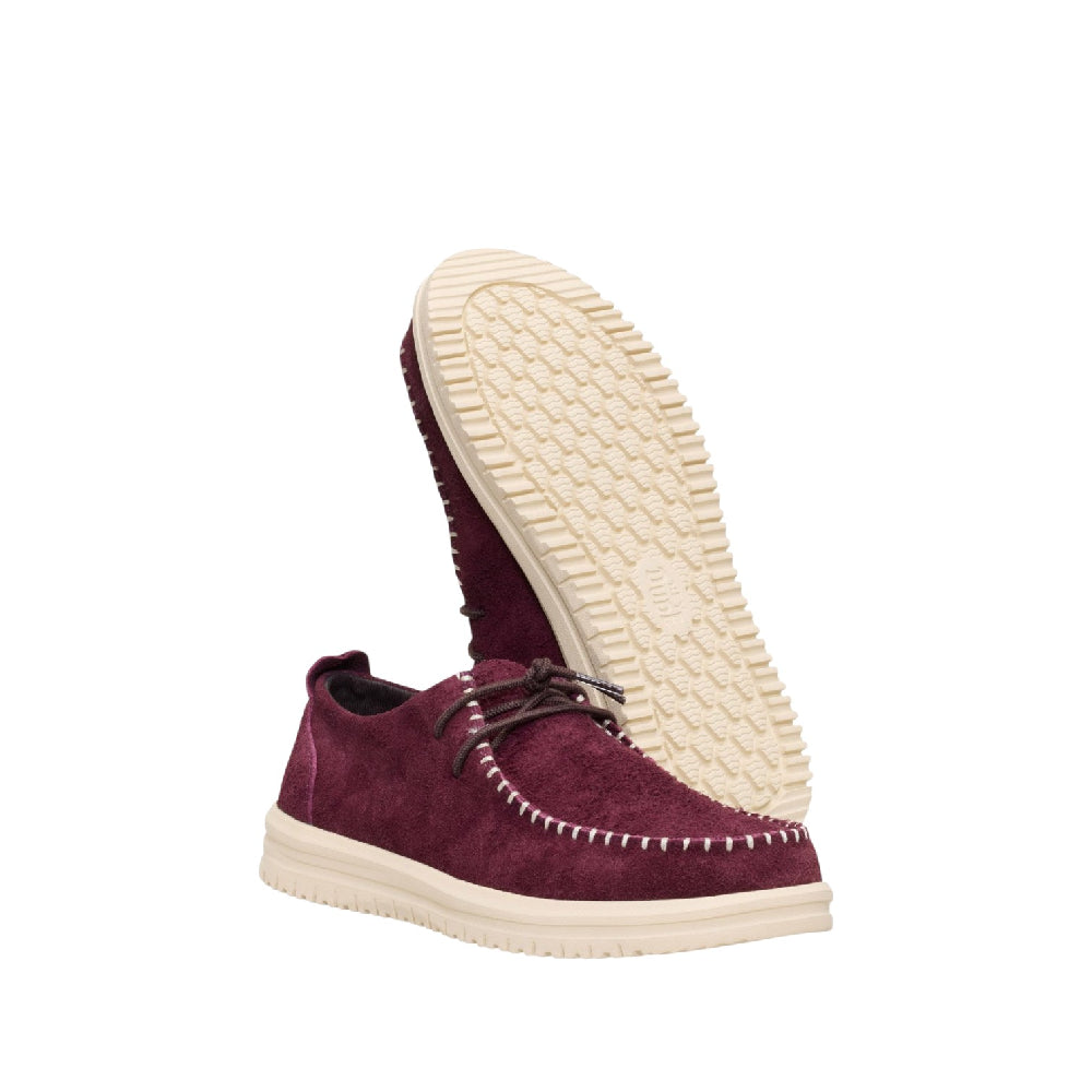 HEY DUDE Wally NXT Moc Shoes Purple 43772-5CE