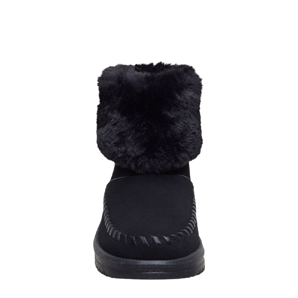 HEY DUDE Camden Cuff Classic Cozy Boots Black 44283-060