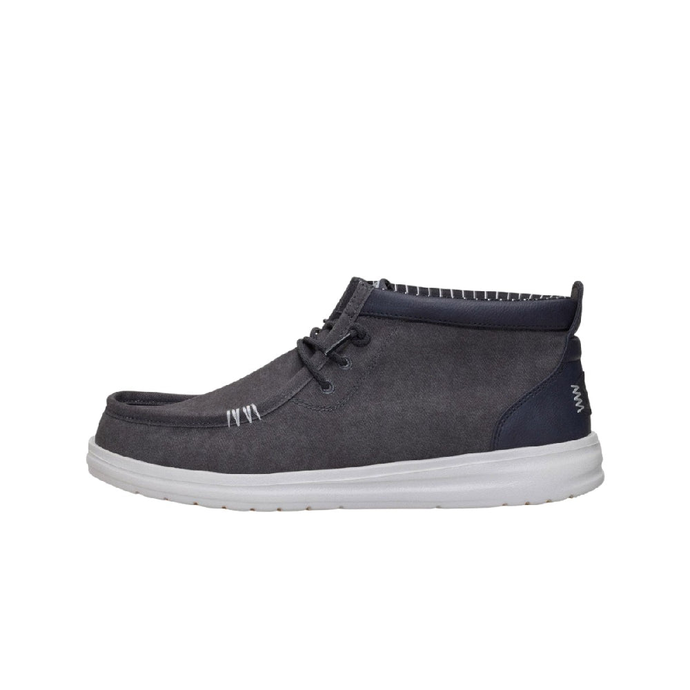 HEY DUDE Wally Mid Gripr Vin Classic Shoes Black 44322-0PF