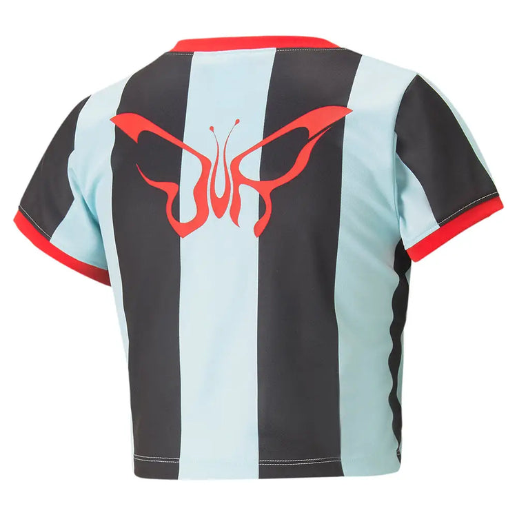 PUMA PUMA X DUA LIPA Striped Slim Tee 536637-89