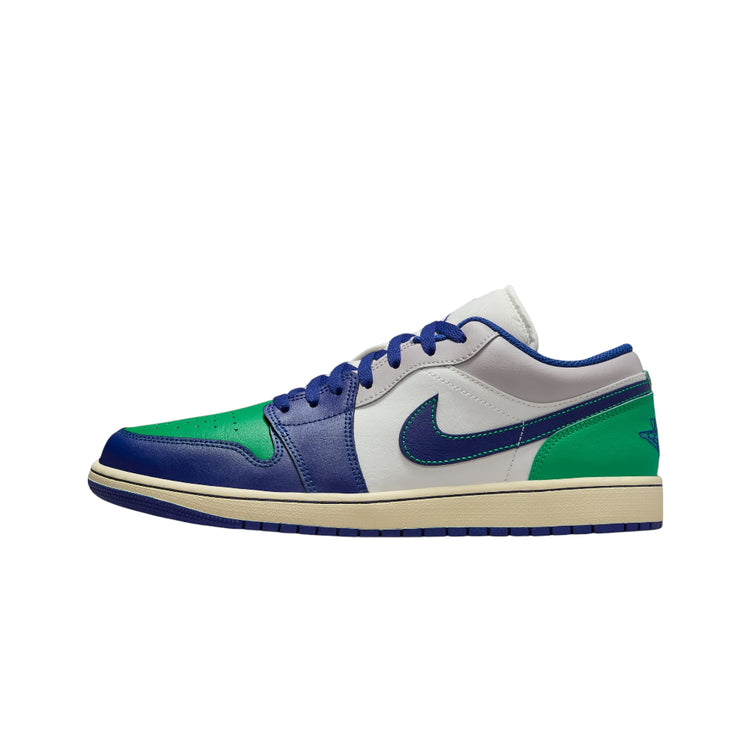 JORDAN Air Jordan 1 Low White Blue Green Sneakers 553558-147