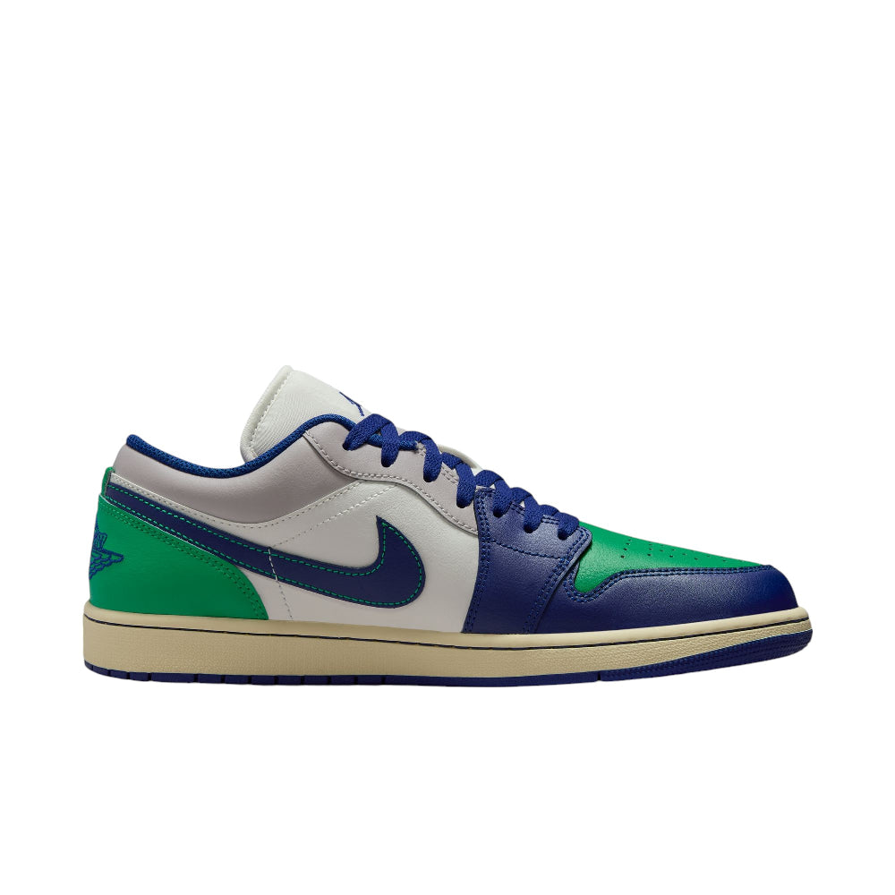 JORDAN Air Jordan 1 Low White Blue Green Sneakers 553558-147