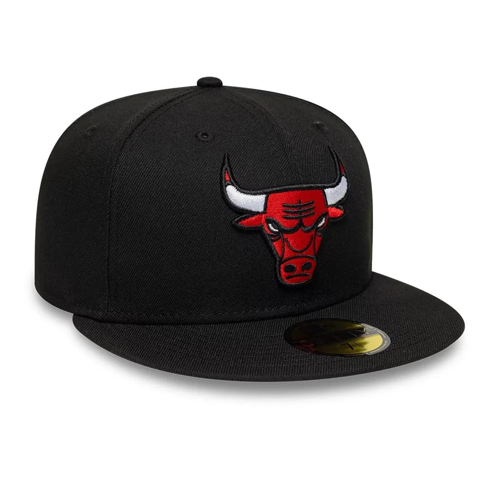 NEW ERA Chicago Bulls NBA Black 59FIFTY Fitted Cap 60188908