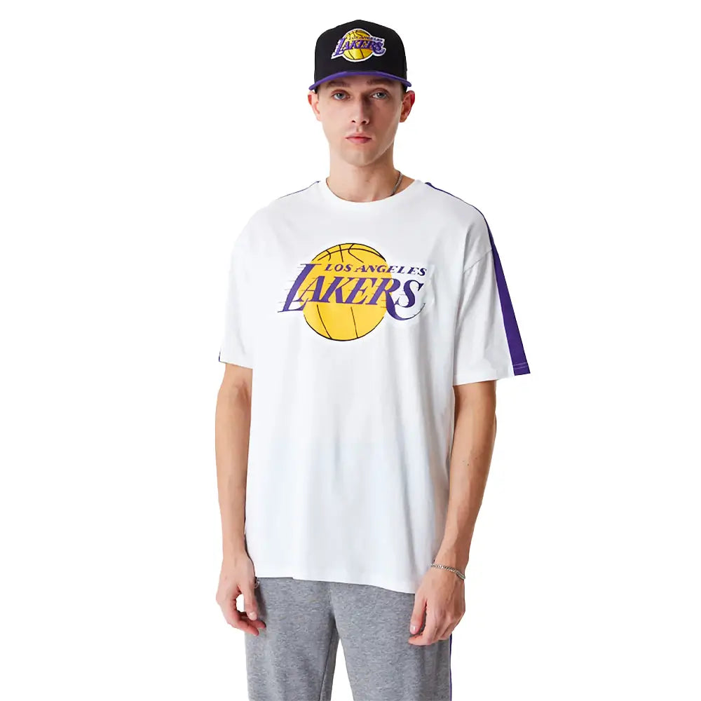 手数料安い Block Colour Nba Lakers La White Urban - T-Shirt Oversized ウェア