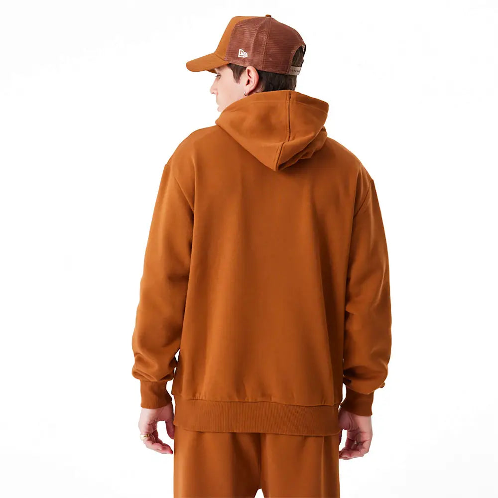 NEW ERA La Dodgers League Essential Oversized Brown Hoodie 60416437