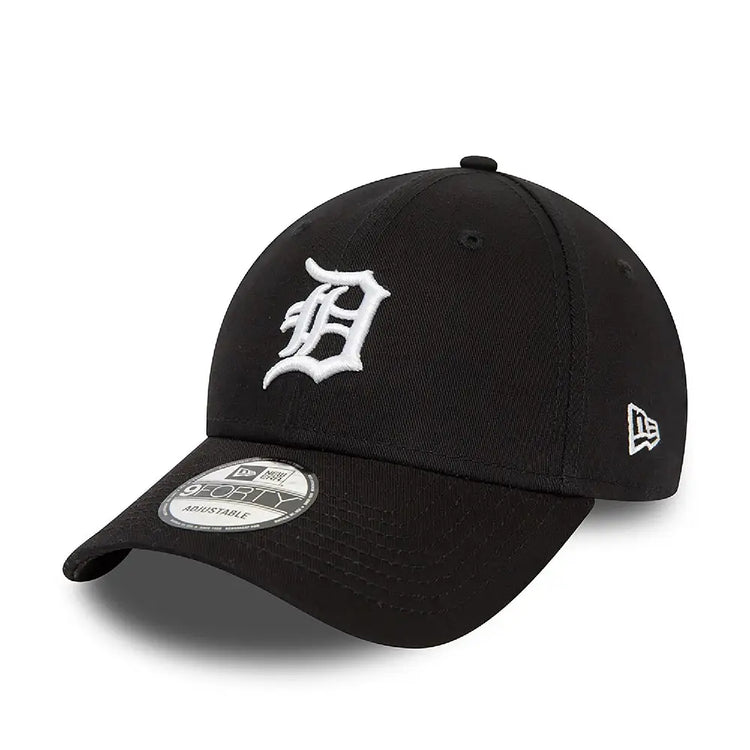 NEW ERA Detroit Tigers League Essential Black 9Forty Adjustable Cap 60435211