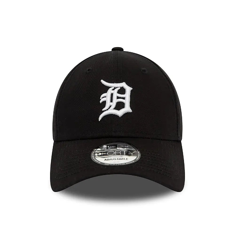 NEW ERA Detroit Tigers League Essential Black 9Forty Adjustable Cap 60435211