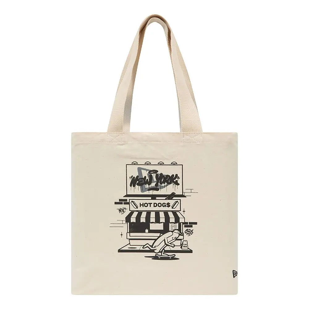 NEW ERA Hot Dog Graphic Stone Tote Bag 60503777