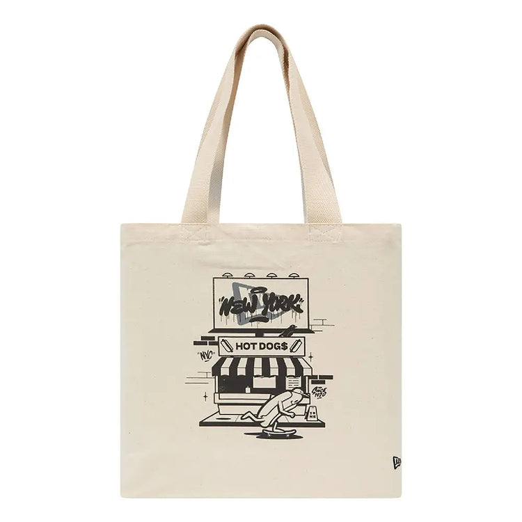 NEW ERA Hot Dog Graphic Stone Tote Bag 60503777