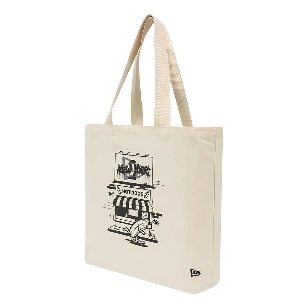NEW ERA Hot Dog Graphic Stone Tote Bag 60503777