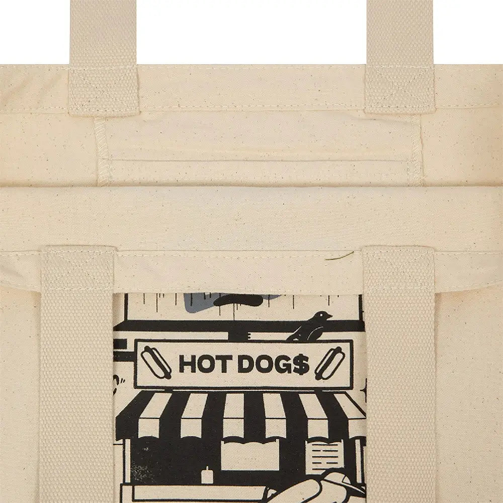 NEW ERA Hot Dog Graphic Stone Tote Bag 60503777