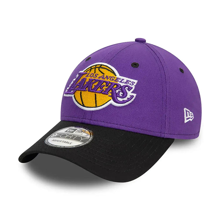 NEW ERA La Lakers Nba Side Patch Purple 9Forty Adjustable Cap 60565136