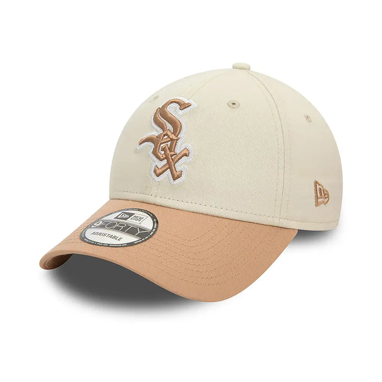 NEW ERA Chicago White Sox World Series Beige 9Forty Adjustable Cap 60565354