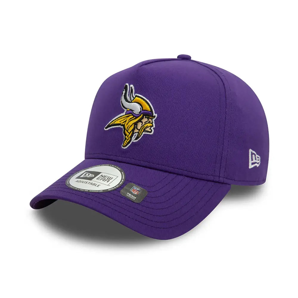 NEW ERA Minnesota Vikings Nfl Official Team Colours Purple 9Forty E-Frame Adjustable Cap 60565494