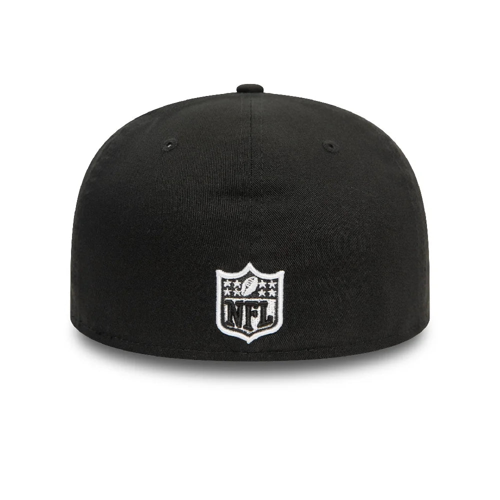 NEW ERA Las Vegas Raiders NFL Official Team Colours Black 59FIFTY Fitted Cap 60565501