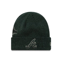 NEW ERA Atlanta Braves World Series Patch Cuff Knit Beanie Green 60580730