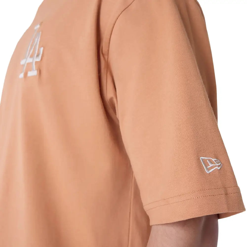 NEW ERA Oversize LA Dodgers MLB League Essential Beige T-Shirt 60596179