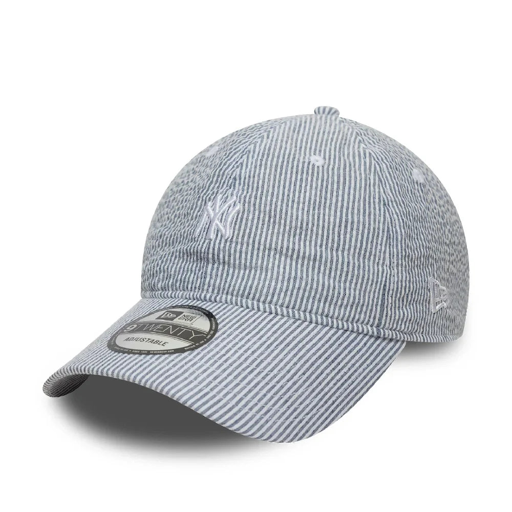 NEW ERA New York Yankees MLB Seersucker Navy 9TWENTY Adjustable Cap 60667552