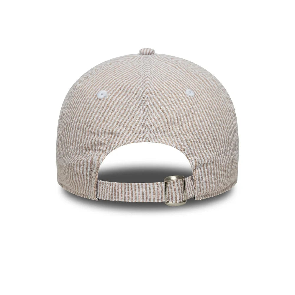 NEW ERA Athletics MLB Seersucker Light Beige 9TWENTY Adjustable Cap 60667565