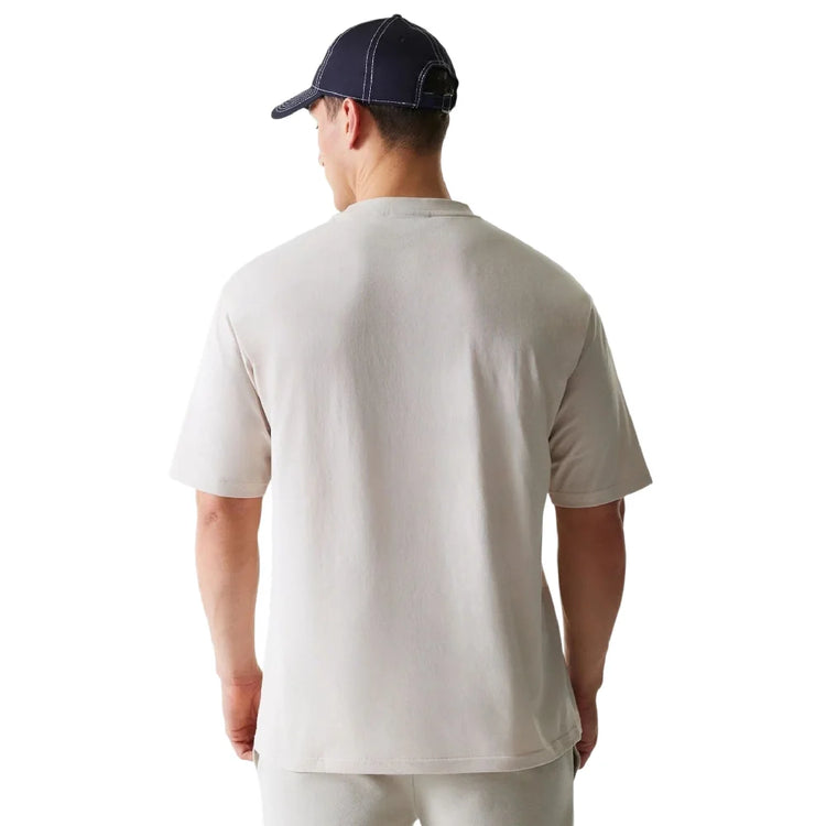 NEW ERA New York Yankees MLB League Essential Cream Oversized T-Shirt 60675747