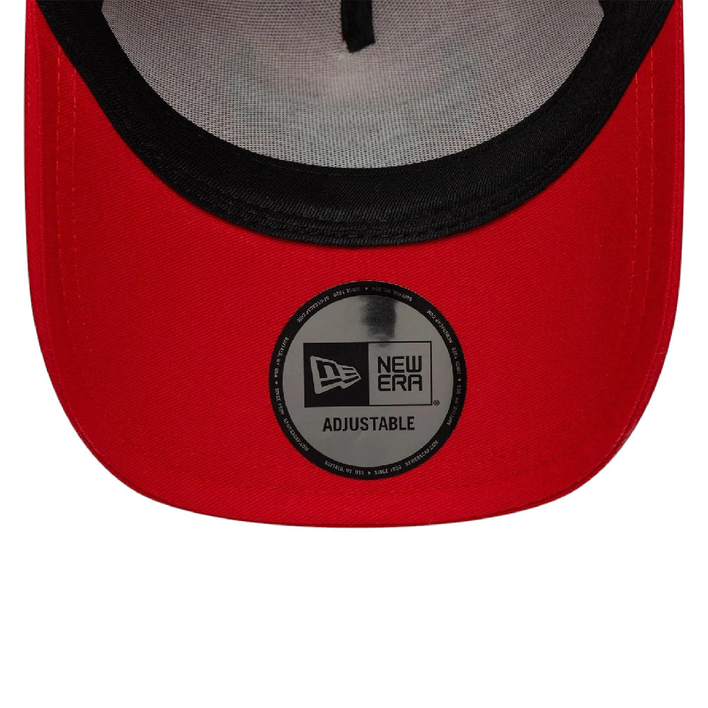 NEW ERA  Chicago Bulls NBA Visor Hit Red 9FORTY E-Frame Adjustable Cap 60691066
