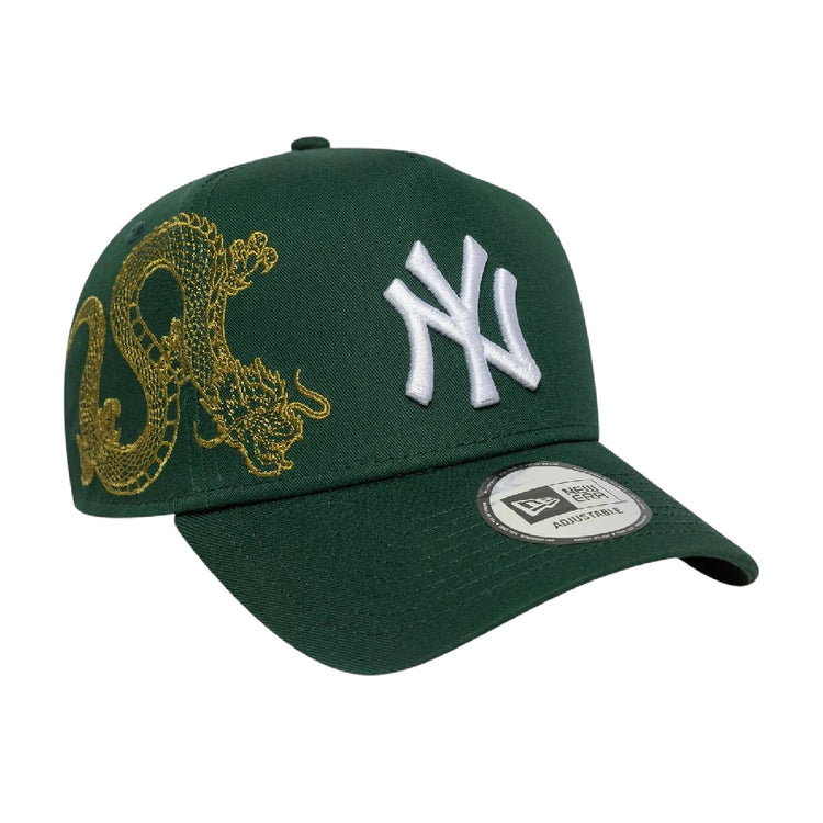 NEW ERA New York Yankees MLB Icon Dark Green 9FORTY E-Frame Adjustable Cap 60691251