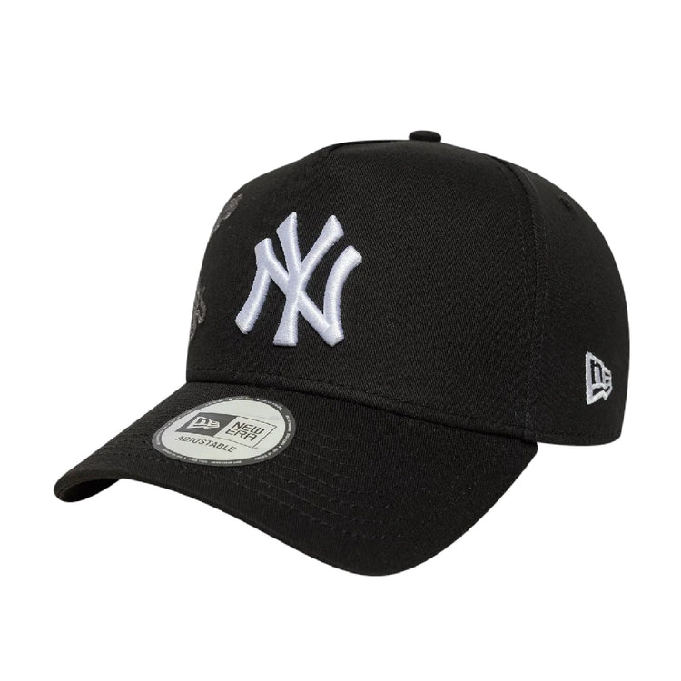NEW ERA New York Yankees MLB Icon Black 9FORTY E-Frame Adjustable Cap 60691253