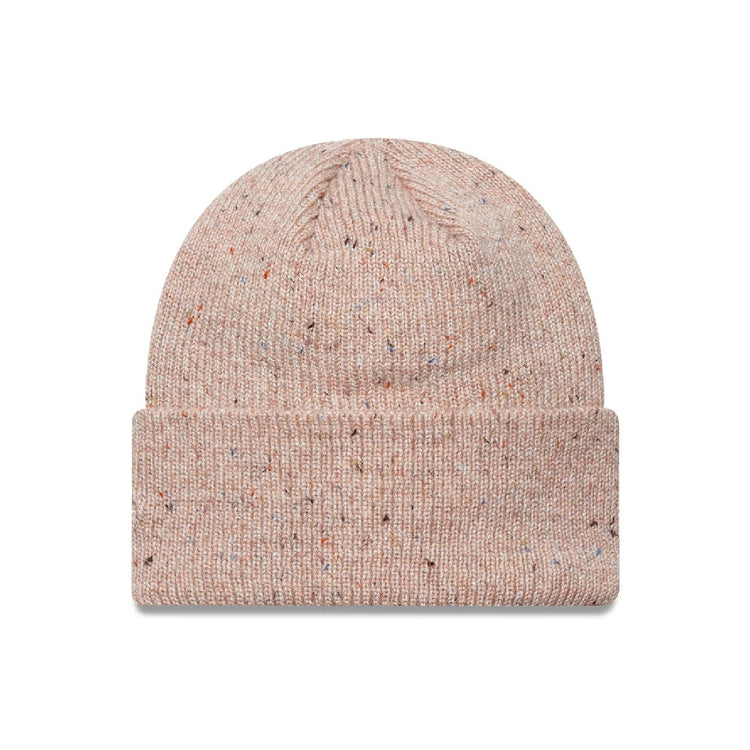 NEW ERA New York Yankees Womens MLB Glitter Pastel Pink Cuff Knit Beanie Hat 60691293