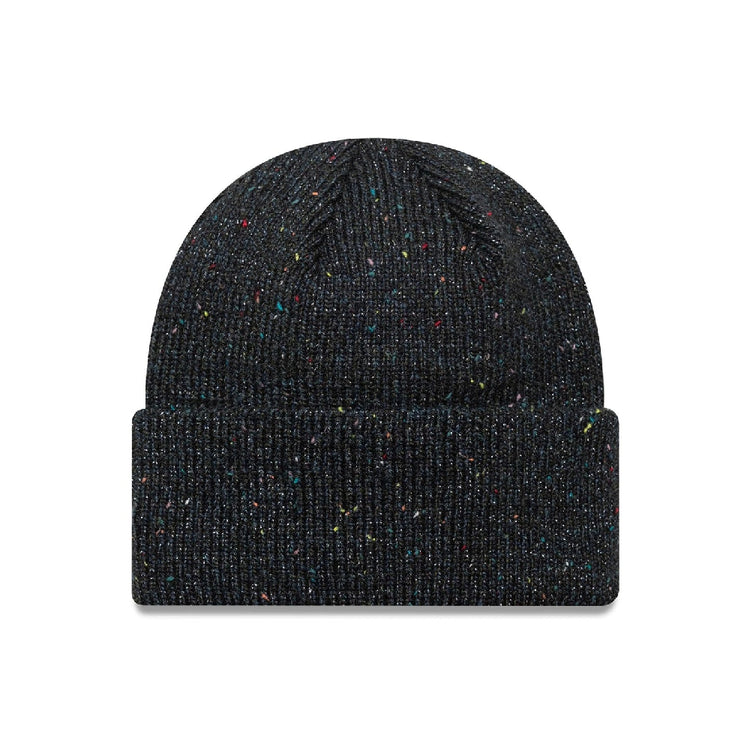 NEW ERA New York Yankees Womens MLB Glitter Black Cuff Knit Beanie Hat 60691294