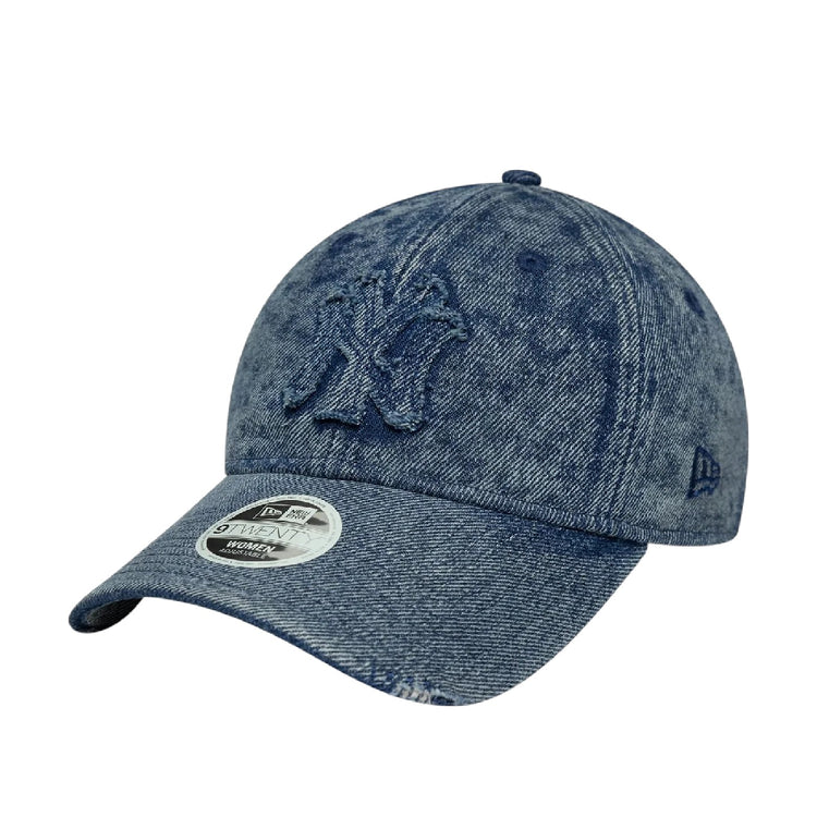 NEW ERA New York Yankees Womens MLB Stone Denim Pastel Blue 9TWENTY Adjustable Cap 60691320