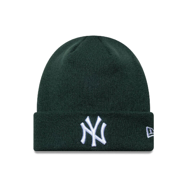 NEW ERA New York Yankees MLB League Essential Dark Green Cuff Knit Beanie Hat 60691393