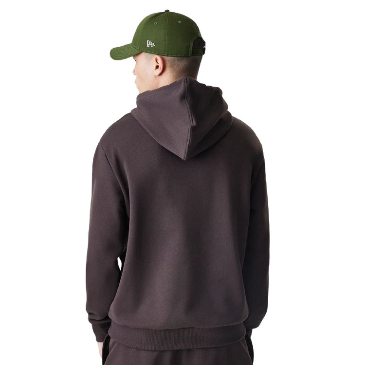 NEW ERA New York Yankees MLB Midi League Essential Dark Brown Oversized Pullover Hoodie 60758689