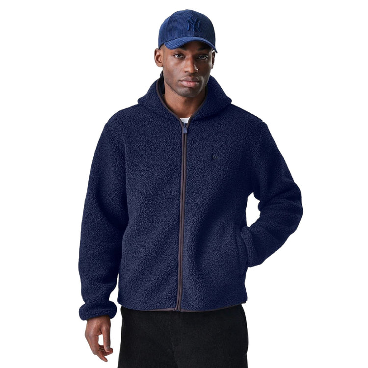 NEW ERA Navy Hooded Sherpa Jacket 60758710