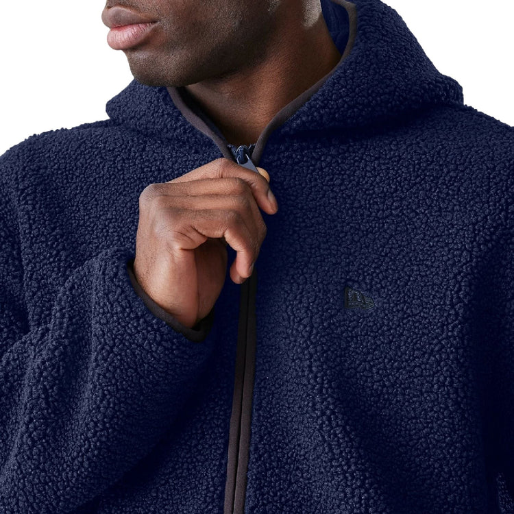 NEW ERA Navy Hooded Sherpa Jacket 60758710