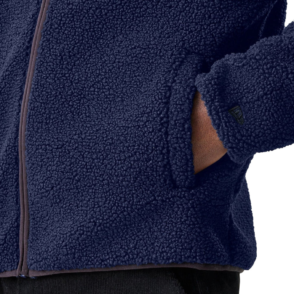 NEW ERA Navy Hooded Sherpa Jacket 60758710