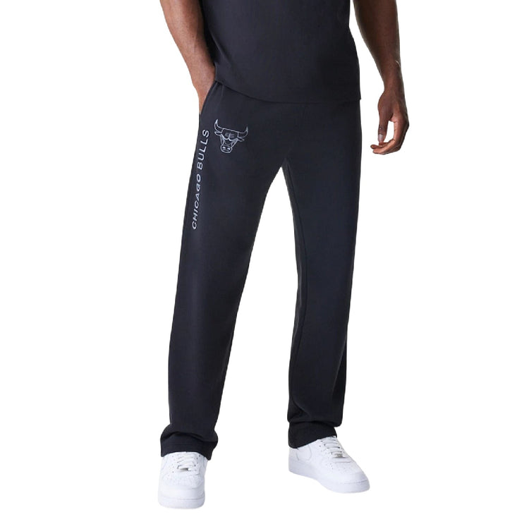 NEW ERA Chicago Bulls NBA Linear Black Straight Leg Pant 60758755