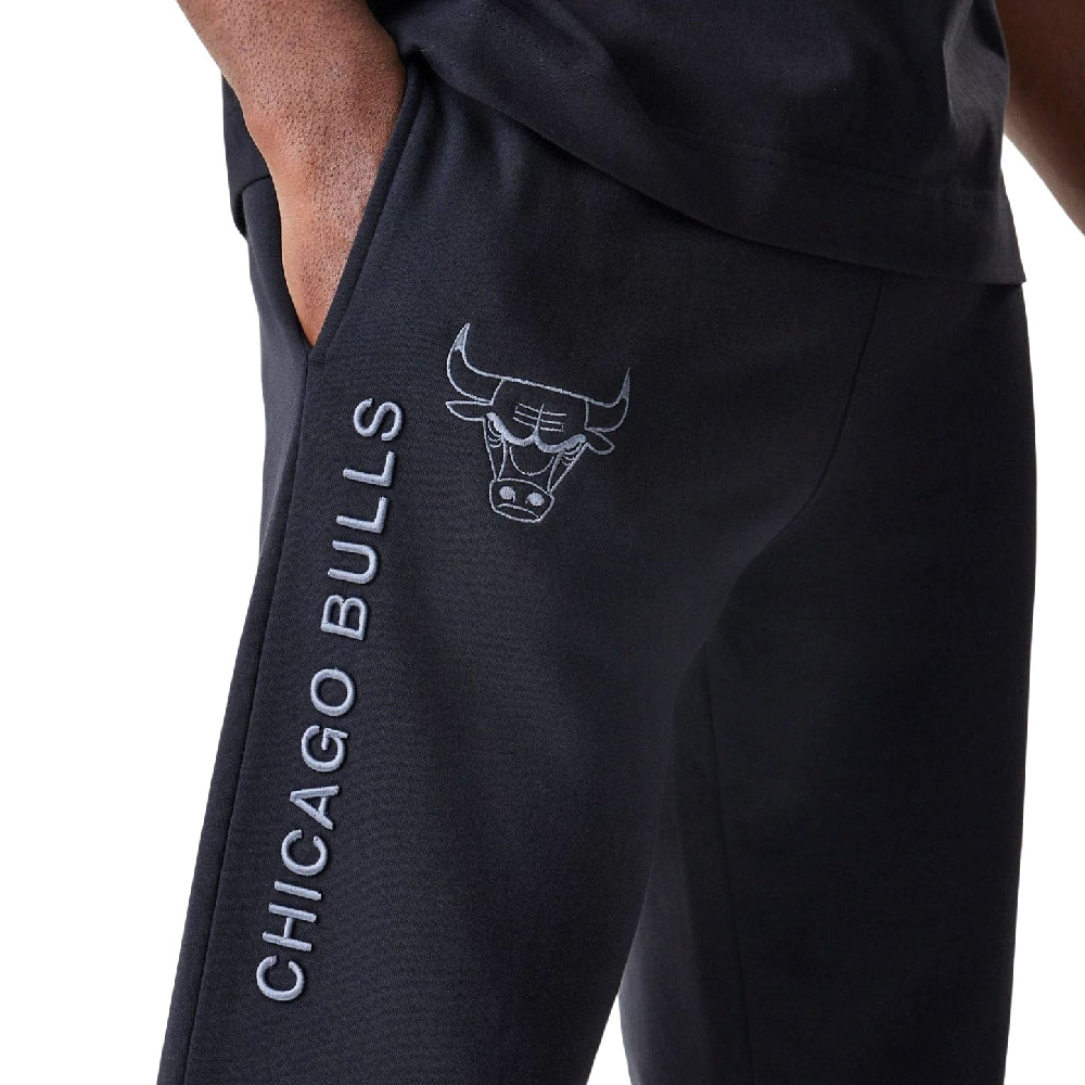 NEW ERA Chicago Bulls NBA Linear Black Straight Leg Pant 60758755