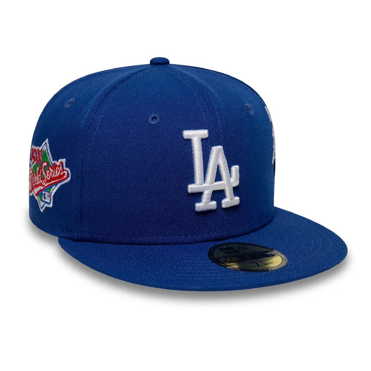 NEW ERA LA Dodgers MLB Poly Kanji Blue 59FIFTY Fitted Cap 60758795