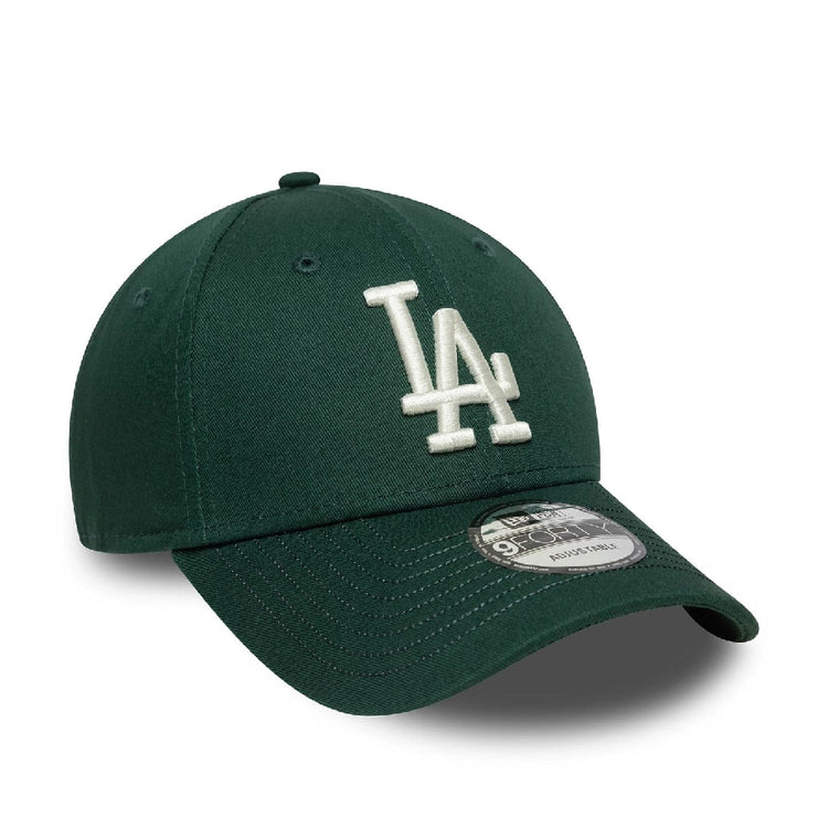 NEW ERA LA Dodgers MLB Visor Script Dark Green 9FORTY Adjustable Cap 60758994