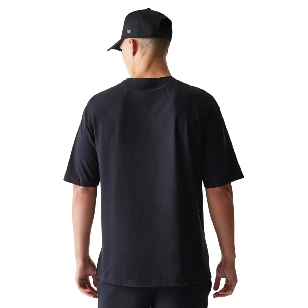 NEW ERA Chicago Bulls NBA League Essential Black Oversized T-Shirt 60771515